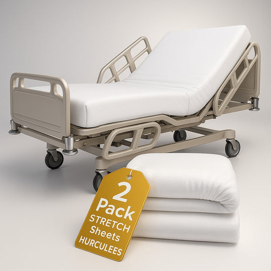 Breathable & Durable Medical Bedsheets - Soft, Comfortable & Easy-to-Clean Patient Bedsheets for Hospital & Healthcare Use Pack of 2